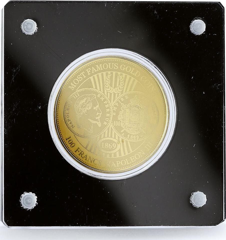 Niger 100 francs Most Famous Gold Coins 100 Francs Napoleon III gold