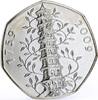 United Kingdom Great Britain 50 pence 250 Years of Kew Gardens Royal Symbols CuNi coin 2009 50 pence 2009 PP