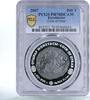 Kazakhstan 500 tenge Kazakhstan 500 tenge Coins of Old Design Otrar PR70 PCGS silver coin 2007 -
