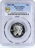 Isle of Man 50 pence Isle of Man 50 pence Holidays Christmas Snowman James SP64 PCGS CuNi coin 2003 -