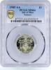 Isle of Man 1 pound Isle of Man 1 pound Ramsey Shield Coat of Arms MS64 PCGS NiBrass coin 1985 -