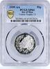 Isle of Man 50 pence Isle of Man 50 pence Tourist Trophy Motorcycle Races SP64 PCGS CuNi coin 1999 -