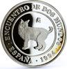 Spain 2000 pesetas Spain 2000 pesetas Ibero America Spanish Lynx Cat Fauna Animals silver coin 1994 -