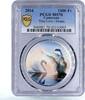 Cameroon 1000 francs Cameroon 1000 francs True Love Swans Birds MS70 PCGS colored silver coin 2016 -
