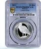 Belarus 10 rubles Belarus 10 rubles Endangered Wildlife Curlew Bird Fauna PR68 PCGS Ag coin 2011 -