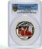 Cook Islands 20 dol Cook Islands 20 dollars John Collier Woman on Horse Art PR68 PCGS Ag coin 2013 -