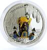 Cook Islands Cook Islands 5 dollars Soviet Cartoons Bremen Musicians Detective Ag coin 2011 5 dollars 2011 PP