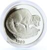 Jamaica 10 dollars Jamaica 10 dollars Endangered Wildlife Mongoose Animals Fauna silver coin 1982 -