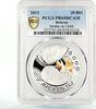 Belarus 20 rubles Belarus 20 rubles Mother Child Motherhood Traditions PR69 PCGS silver coin 2011 -