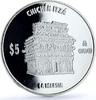 Mexico 5 pesos Mexico 5 pesos Chichen Itza La Iglesia Church Architecture silver coin 2012 -