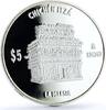 Mexico 5 pesos Mexico 5 pesos Chichen Itza La Iglesia Church Architecture silver coin 2012 -