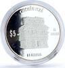 Mexico 5 pesos Mexico 5 pesos Chichen Itza La Iglesia Church Architecture silver coin 2012 -