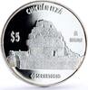 Mexico 5 pesos Mexico 5 pesos Chichen Itza Observation Building Architecture silver coin 2012 -