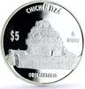Mexico 5 pesos Mexico 5 pesos Chichen Itza Observation Building Architecture silver coin 2012 -