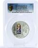 Cook Islands 10 dollars Cook Islands 10 dollars Windows Heaven Milan Cathedral PL70 PCGS Ag coin 2013 -