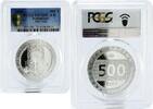 Kazakhstan 500 tenge Kazakhstan 500 tenge Sun God Petroglyphs PR70 PCGS silver proof coin 2000 -