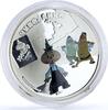 Cook Islands 5 dollars Cook Islands 5 dollars Soviet Cartoons Chipolino Adventures silver coin 2013 -