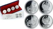 Laos 50 kips Laos 50 kips set 4 coins 10 years of People's Democratic Republic of Laos 1985 -