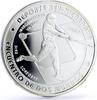 Nicaragua 10 cordobas Nicaragua 10 cordobas Beijing Olympic Games Baseball proof silver coin 2007 -