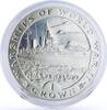 Gibraltar 1 crown Gibraltar 1 crown World War II HMS Penelope Battleship Ship silver coin 1993 -