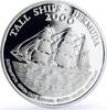 Bermuda 1 dollar Bermuda 1 dollar Seafaring Ship Clipper Tall Ships proof silver coin 2000 -