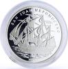 Benin 1000 francs Benin 1000 francs Seafaring San Juan Nepomuceno Ship Clipper silver coin 2004 -