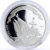 Gambia 200 dalasis Gambia 200 dalasis Seafaring Anunciacao Ship Clipper proof silver coin 2014 -