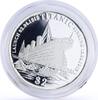 Kiribati 2 dollars Kiribati 2 dollars Steam Liner Ship Titanic Steamship proof silver coin 1998 -