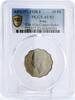 Iraq 10 fils Iraq 10 fils King Ghazi Coinage Coat of Arms KM-103a AU53 PCGS CuNi coin 1938 -