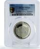 Ukraine 2 hryvnias Ukraine 2 hryvnias 100 Years Internal Affairs Academy MS69 PCGS Ni coin 2021 -