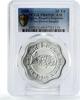 China 10 yuan China 10 yuan Lunar Calendar Year of the Rat Flower Shape PR69 PCGS Ag coin 2008 -