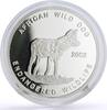 Ghana 500 sika Ghana 500 sika Conservation Wildlife Wild Dog Fauna proof silver coin 2002 -