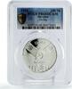Slovakia 200 korun Slovakia 200 korun D-Day Normandy Landings Plane Aviation PR68 PCGS silver coin 1994 -