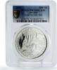 Slovakia 500 korun Slovakia 500 korun National Park Kras Flowers Flora PR70 PCGS silver coin 2005 -