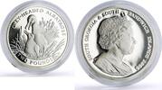 South Georgia and the South Sandwich Islands 2 pounds Sandwich Islands 2 pounds Conservation Wildlife Albatross Bird Fauna silver coin 2006 -