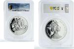 Isle of Man 5 angel Isle of Man 5 angel Archangel Michael KM-1326 PR68 PCGS silver coin 1995 -