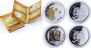 Benin 1000 francs Benin set of 2 silver coins 1000 francs Wonders of Egypt Sphinx Tutankhamun 2012 -