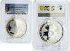 Tajikistan 5 somoni Tajikistan 5 somoni Poet Rudaki Persian Literature Founding 1150th Anniversary PR70 PCGS silver coin 2008 -