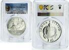 Samoa 10 dollars Samoa 10 dollars Seafaring Jakob Roggeveen Ship Clipper PR69 PCGS silver coin 1994 -