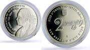 Israel 2 sheqalim Israel 2 sheqalim Singer Naomi Shemer Music proof silver coin 2005 -