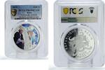 Benin 1000 francs Benin 1000 francs Tsiolkovsky Sputnik Space Conquest PR69 PCGS silver coin 2019 -