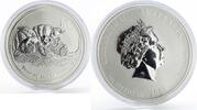 Australia 1 dollar Australia 1 dollar Lunar Calendar series II Year of the Mouse silver coin 2008