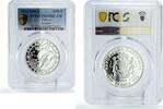 Gabon 1000 francs Gabon 1000 francs Zodiac Signs Scorpio PR69 PCGS silver coin 2014 -