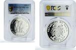 Benin 1000 francs Benin 1000 francs Conservation Elephant Fauna PR70 PCGS silver coin 2003 -
