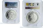Isle of Man 1 crown Isle of Man 1 crown Lunar Calendar Year of the Dragon PR69 PCGS silver coin 2000 -