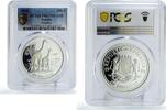 Somalia 250 shillings Somalia 250 shillings Conservation Giraffes Fauna PR67 PCGS silver coin 1999 -