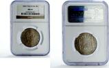 Philippines 50 centimos Philippines 50 centimos Regular Coinage Alfonso XII MS61 NGC silver coin 1885 -