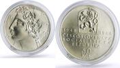 Czech Republic 50 korun Czechoslovakia 50 korun 50th Jubilee of Independence Freedom silver coin 1968 -
