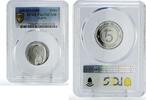 Algeria 5 dinars Algeria 5 dinars Regular Coinage Elephant Fauna PR67 PCGS steel coin 1992 -