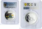 Democratic Republic of the Congo 10 francs Congo 10 francs Conservation Marine Life Emperor Fish Fauna PR70 PCGS silver coin 2004 -